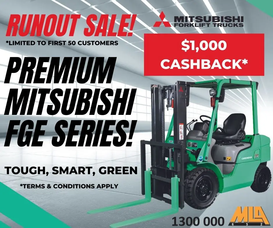 Runout Sale Premium Mitsubishi FGE SERIES!