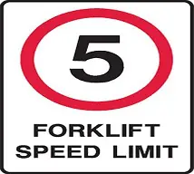 Forklift Speeding