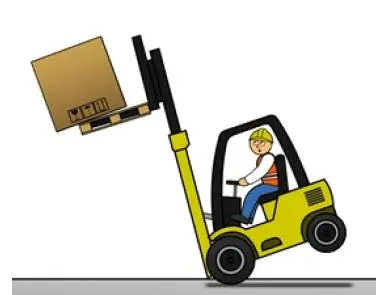 Forklift stability when carrying loads