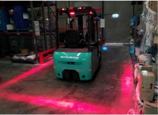 Forklift ‘Safety Halo’ proves to be a saviour for warehouses