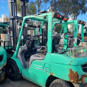 Mitsubishi 3.5T LPG Counterbalance Forklift 2-Stage Clearview Mast