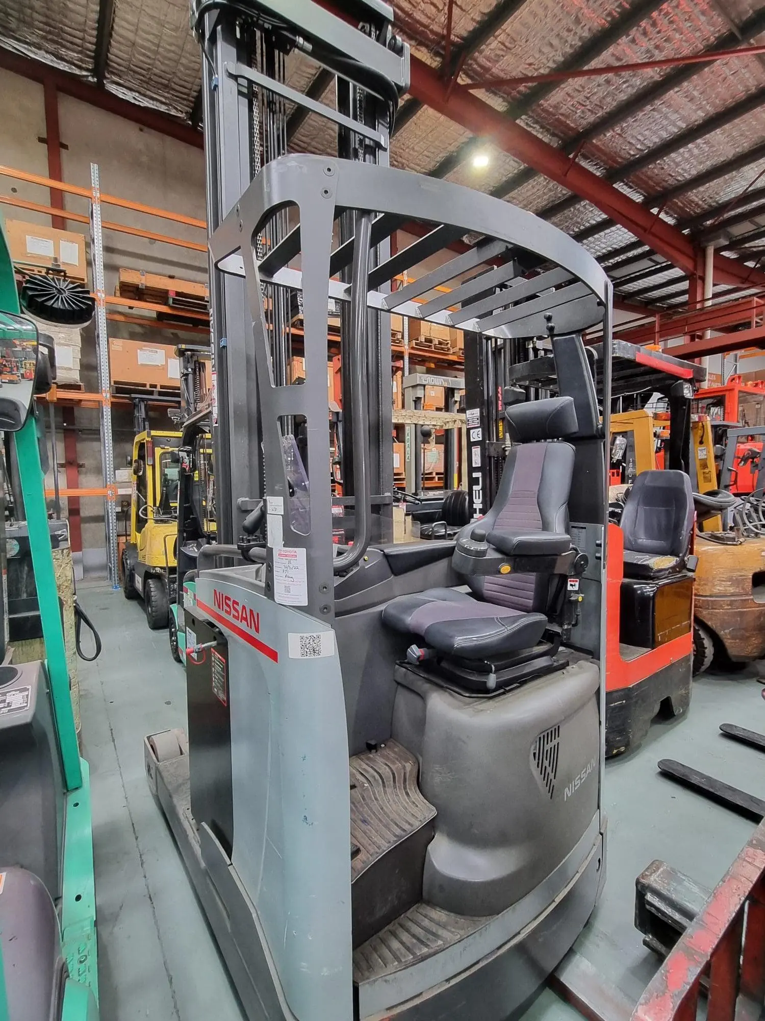 2013 Nissan UMS82756 Reach Forklift